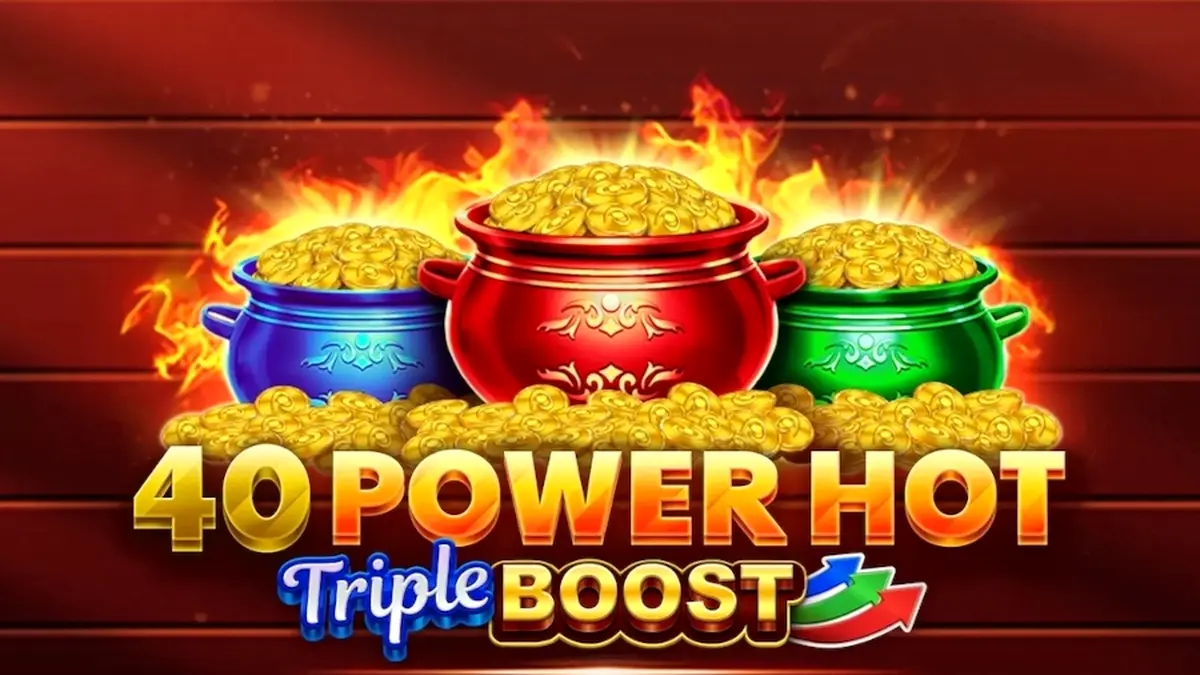 40 Power Hot Triple Boost slot game interface