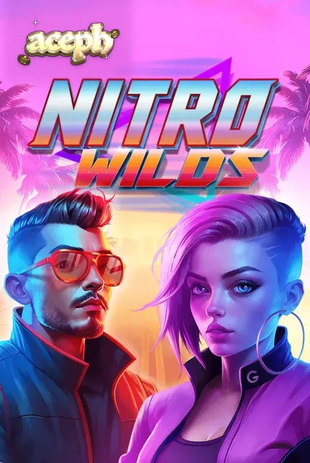 Isang neon-drenched na racing theme slot machine na may retro synthwave aesthetic.